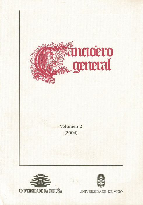 CANCIONERO GENERAL VOLUMEN 2 (2003)