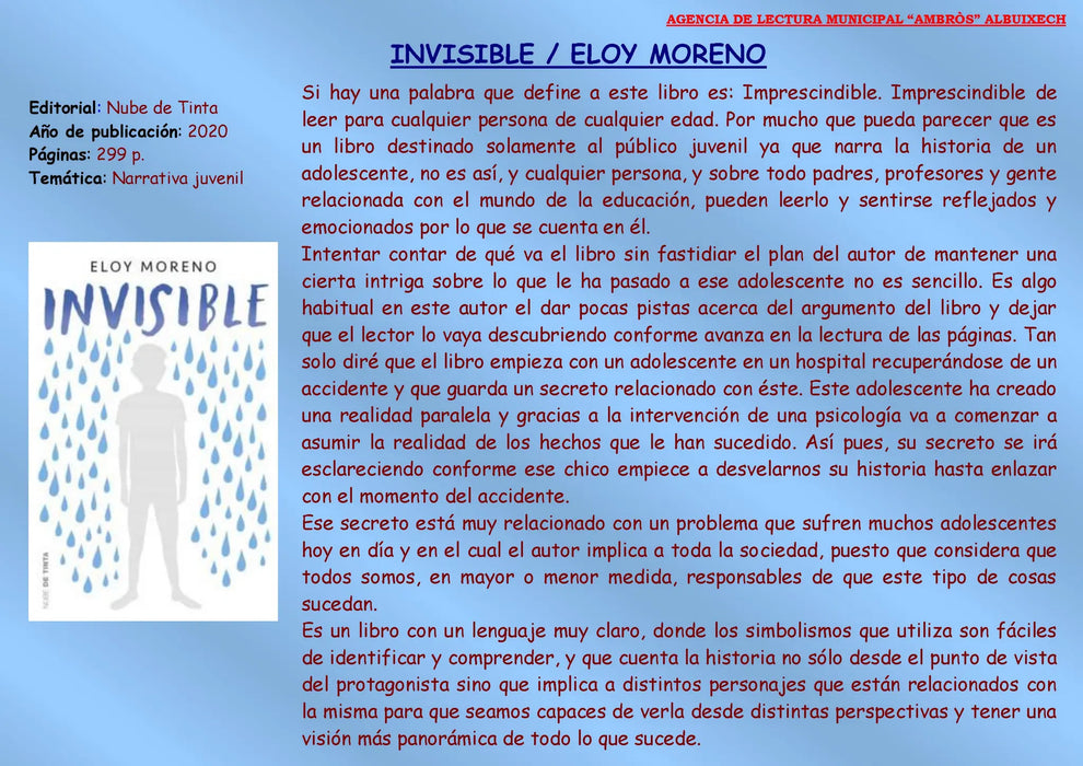 INVISIBLE (CASTELLANO)