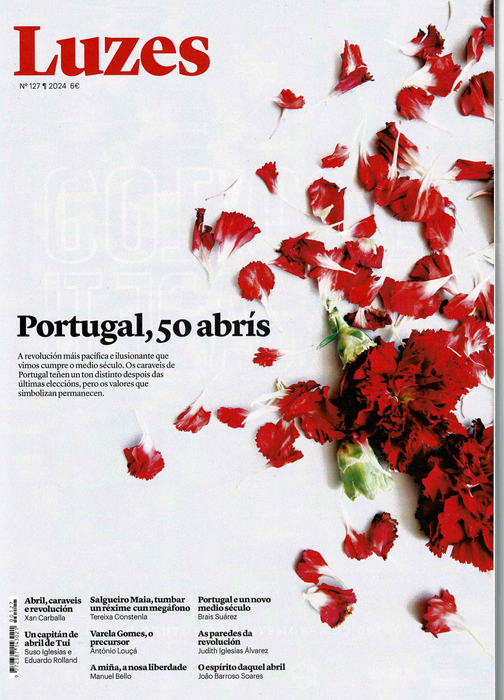 LUZES 127. PORTUGAL 50 ABRIS. LUÍSA VILLALTA FORMANDO PARTE