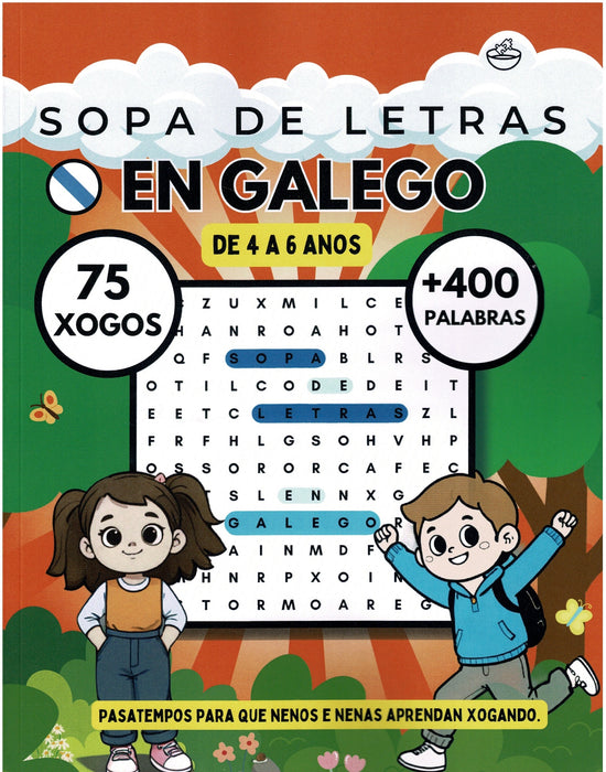 SOPA DE LETRAS EN GALEGO DE 4 A 6 ANOS