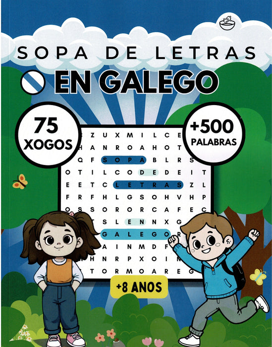 SOPA DE LETRAS EN GALEGO + 8 ANOS