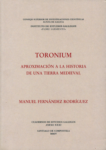 TORONIUM APROXIMACION HISTORIA TIERRA MEDIEVAL
